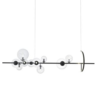 Step into design MP0084-L120 Lampa wisząca ORION LONG-120 czarna 120 cm