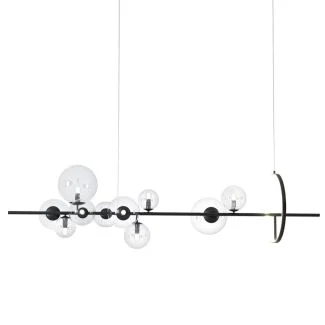 Step into design MP0084-L120 Lampa wisząca ORION LONG-120 czarna 120 cm