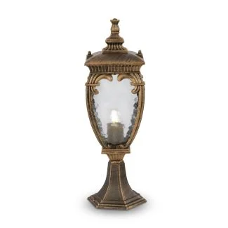 MAYTONI Fleur O414FL-01GB Lampa zewnętrzna słupek - kolor Czarny,Złoty