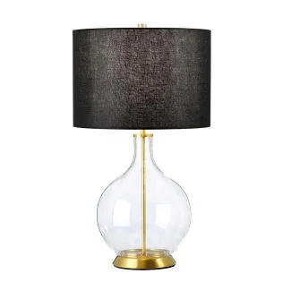 ELSTEAD ORB-CLEAR-AB-BLK Lampa stołowa Orb - 1 PŁ