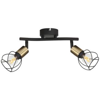 REALITY 841502-32 Mahavi lampa sufitowa czarna/złota