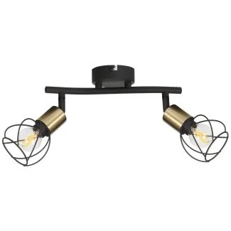 REALITY 841502-32 Mahavi lampa sufitowa czarna/złota