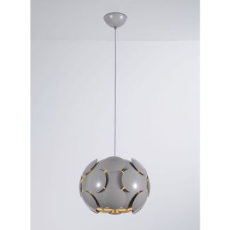 ITALUX P0317-01S-U1GM Santina GR lampa wisząca Szary