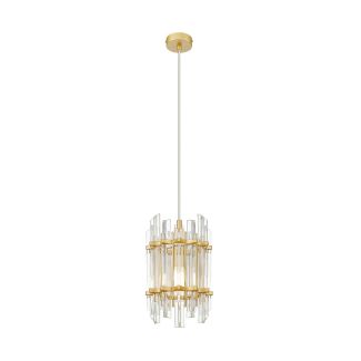 ZUMALINE P0556-01D-V7V7 ALEXANDRIA LAMPA WISZĄCA ZŁOTA/GOLD