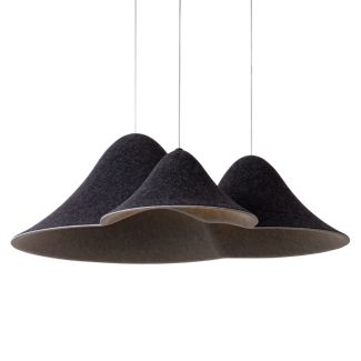 MAXLIGHT P0565 LAMPA WISZACA BELLMOND BLACK&GREY