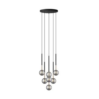 ZUMALINE P0574-07F-SDFZ ARCTURUS LAMPA WISZĄCA CZARNO-ZŁOTA/BLACK-GOLD