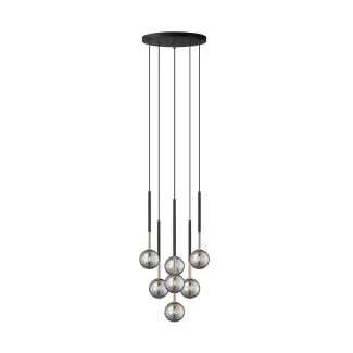 ZUMALINE P0574-07F-SDFZ ARCTURUS LAMPA WISZĄCA CZARNO-ZŁOTA/BLACK-GOLD