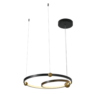 YASKR PL0138 KIDO lampa wisząca kolor czarny