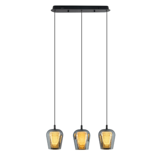 YASKR PL0141-3 KESO 3 lampa wisząca kolor czarny