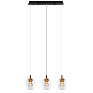 YASKR PL0143-3 TASA 3 lampa wisząca kolor czarny