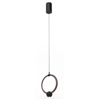 YASKR PL0146 KOLIA lampa wisząca kolor różowe złoto malowane+ czarny