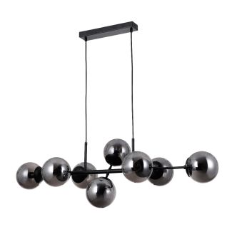 ITALUX PND-1098-8-BL Molite lampa wisząca Czarny