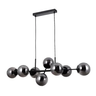 ITALUX PND-1098-8-BL Molite lampa wisząca Czarny