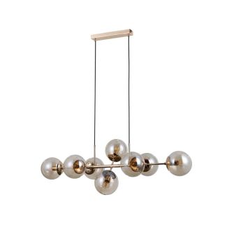 ITALUX PND-1098-8-GD Molite lampa wisząca złoty