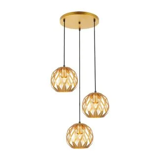 ITALUX PND-22341-3SA-GD lampa wisząca złoty