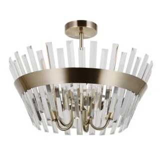 ITALUX PND-22450-5-ABR lampa wisząca brązowy