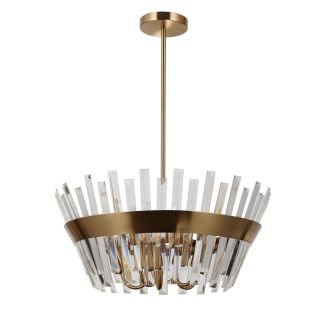 ITALUX PND-22450-5A-HBR lampa wisząca mosiądz