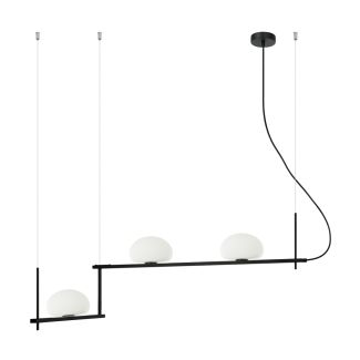 ITALUX PND-357783-BK+W lampa wisząca czarny