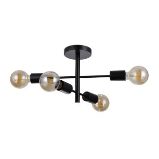 ITALUX PND-4025-4-BL lampa wisząca czarny