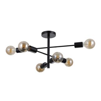 ITALUX PND-4025-6-BL lampa wisząca czarny