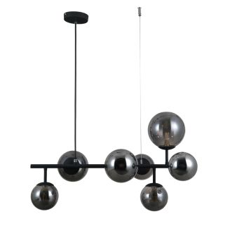 ITALUX PND-40423-7 Frontera lampa wisząca czarny