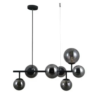 ITALUX PND-40423-7 Frontera lampa wisząca czarny