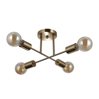 ITALUX PND-4052-4-HBR lampa wisząca mosiądz