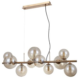 ITALUX PND-406007-10-HBR lampa wisząca mosiądz