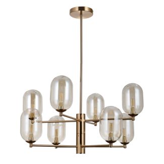 ITALUX PND-4215-8-HBR lampa wisząca brązowy