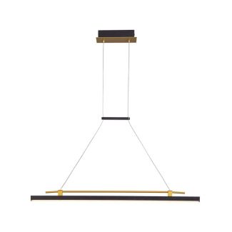 ITALUX PND-54638F-16W-3K-BK-GD Merlot lampa wisząca czarny,złoty