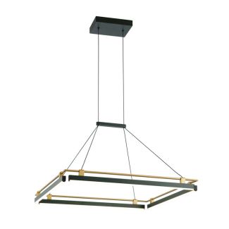 ITALUX PND-54638S-44W-3K-BK-GD Merlot lampa wisząca czarny,złoty