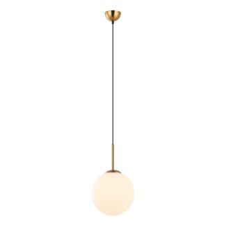 ITALUX PND-5578-1M-BRO lampa wisząca brązowy,biały