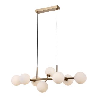 ITALUX PND-66463-8-HB lampa wisząca mosiądz