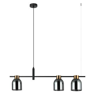 ITALUX PND-66892-3-BK-SG lampa wisząca czarny