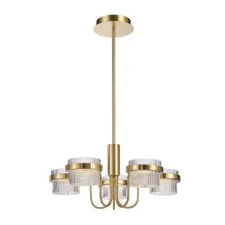 ITALUX PND-77362-5-40W-GD Tiara lampa wisząca złoty