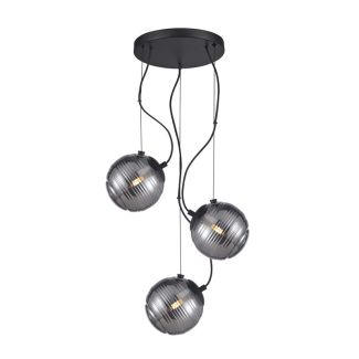 ITALUX PND-92389-3A-BK Perona lampa wisząca czarny