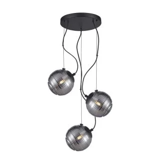 ITALUX PND-92389-3A-BK Perona lampa wisząca czarny