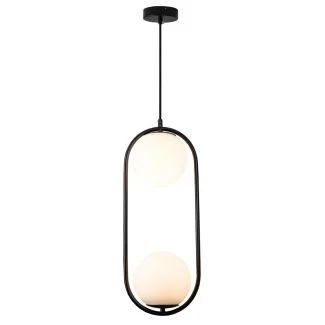 STEP INTO DESIGN DP0002-2 black LAMPA WISZĄCA COSTA DUO CZARNA 50 CM