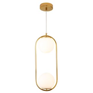 STEP INTO DESIGN DP0002-2 gold LAMPA WISZĄCA COSTA DUO ZŁOTA 50 CM