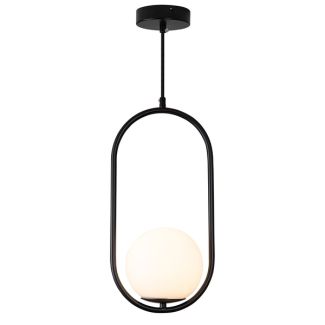 STEP INTO DESIGN DP0001A-400 black LAMPA WISZĄCA COSTA SOLO CZARNA 40 CM