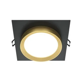 MAYTONI DL086-GX53-SQ-BG Hoop Downlight czarny,złoty