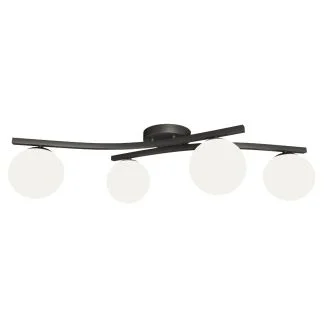EMIBIG 1390/4 OPUS 4 BL OPAL lampa sufitowa
