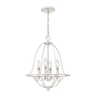 ELSTEAD QZ-BRADBURY-4P-AWH Lampa wisząca Bradbury - 4 PŁ - Antyczna biel