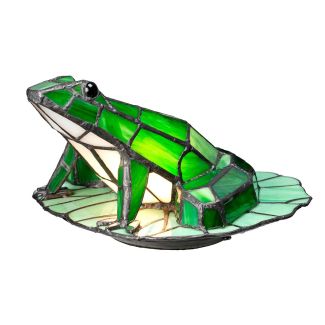 ELSTEAD QZ-FROG-TL Lampa stołowa Tiffany - Żabka