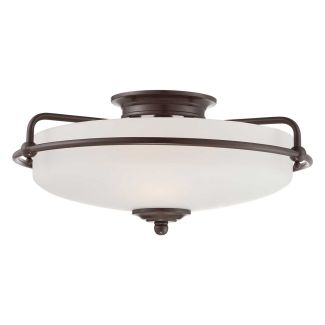 ELSTEAD QZ-GRIFFIN-F-PN Plafon Griffin - 3 PŁ - Brąz palladiański