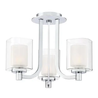 ELSTEAD QZ-KOLT-SF-PC-BATH Półplafon Kolt - 3 PŁ