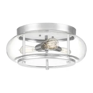 ELSTEAD QZ-TRILOGY-F-M-BATH Plafon Trilogy - 3 PŁ - Polerowany chrom