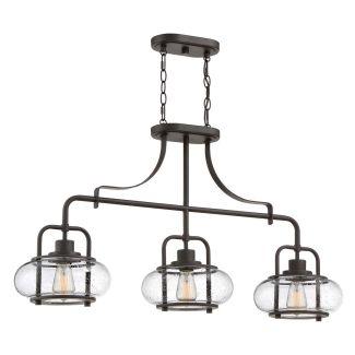 ELSTEAD QZ-TRILOGY-ISLE-OZ Lampa wisząca Trilogy - 3 PŁ - Stary brąz