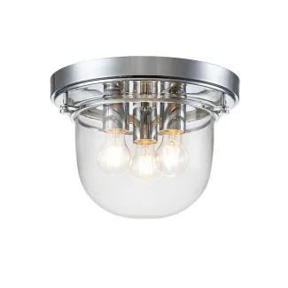 ELSTEAD QZ-WHISTLING-F-PC Plafon Whistling - 3 PŁ - Polerowany chrom