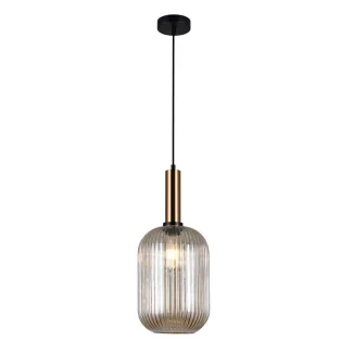 WYPRZEDAŻ ITALUX PND-5588-1L-BRO+AMB Antiola - Lampa wisząca